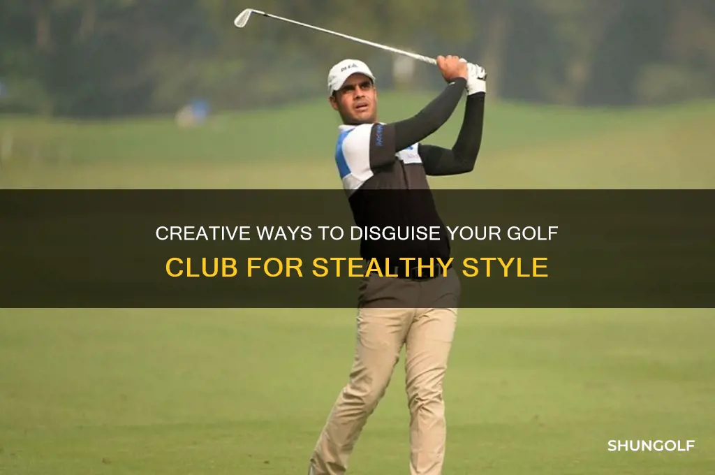 how to disguise a golf club