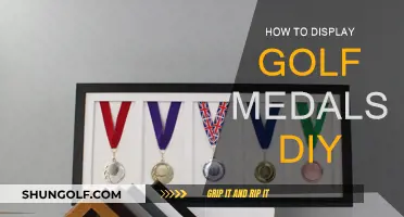 Displaying Golf Medals: DIY Style
