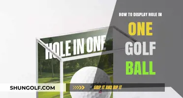 Mastering the Art of Displaying a Hole-in-One Golf Ball