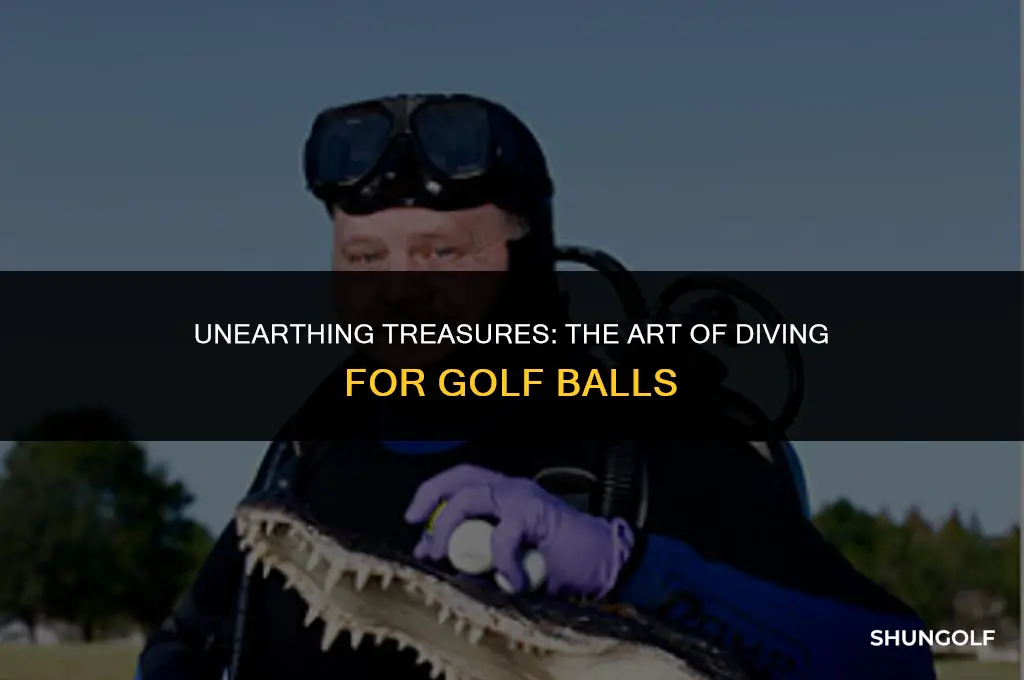 how to dive for golf balls