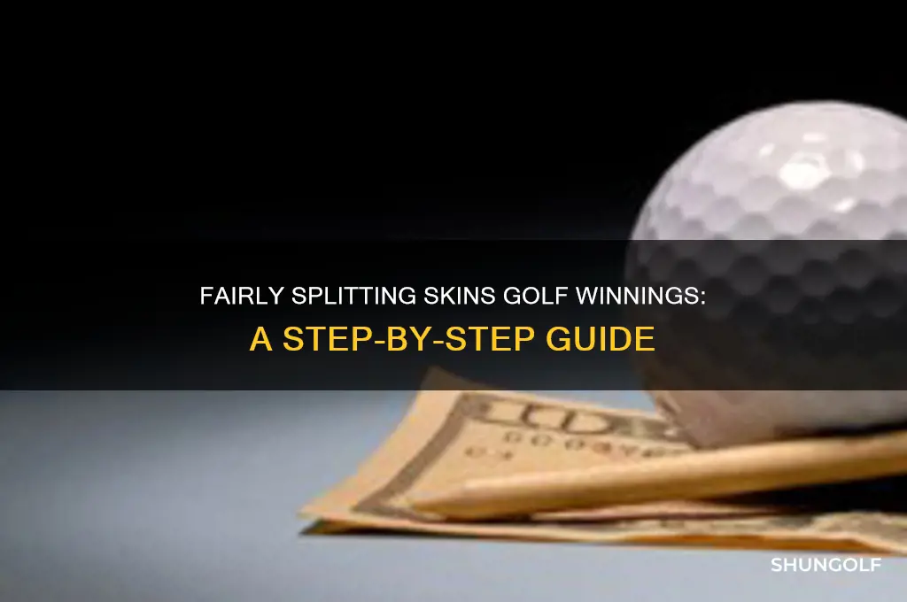 how to divide up winnings in skins golf game