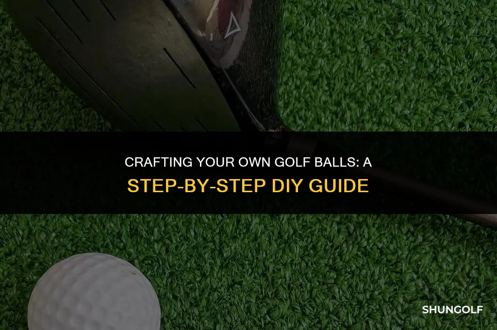 how to diy golf balls