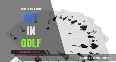 Mastering the Card Off Technique in Golf: A Step-by-Step Guide