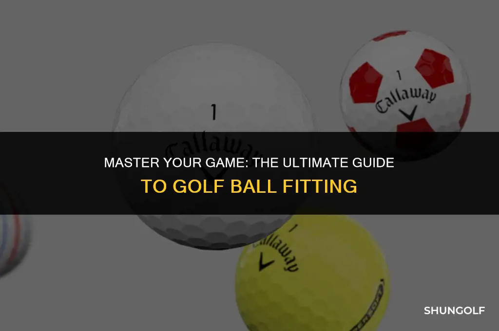 how to do a golf ball fitting