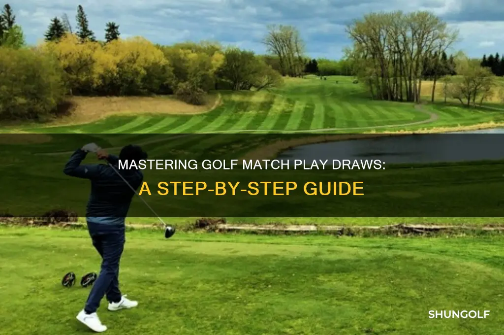 how to do a golf match play draw
