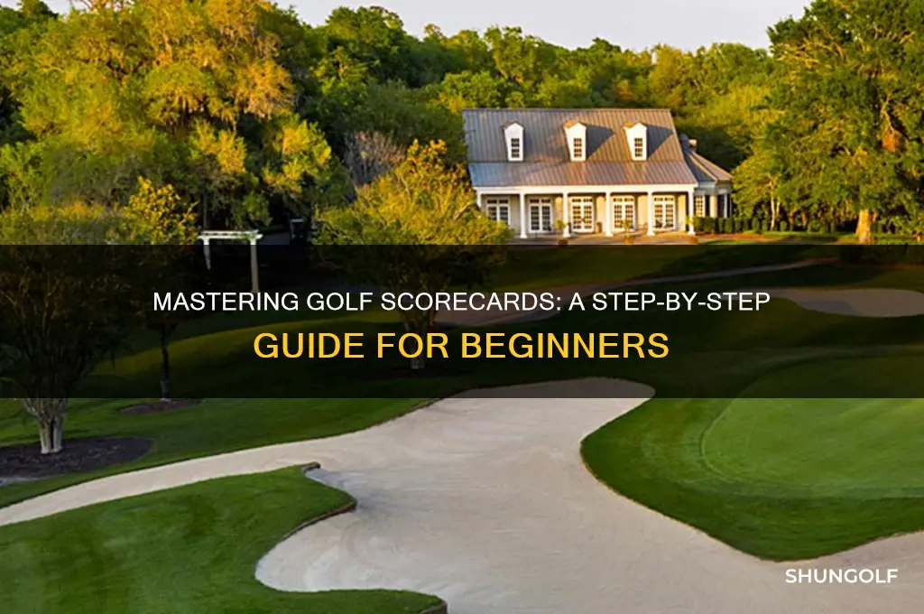 how to do a scorecard in golf