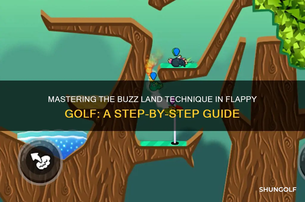 how to do buzz land in flappy golf
