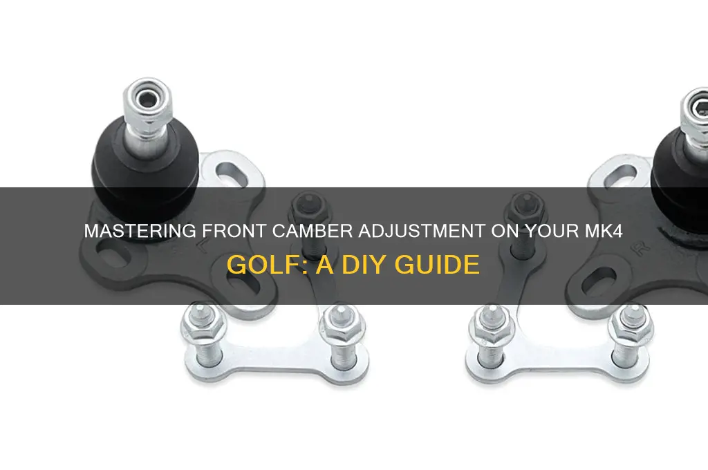 how to do front camber on mk4 golf
