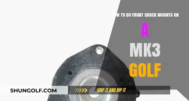 DIY Guide: Installing Front Shock Mounts on Your MK3 Golf