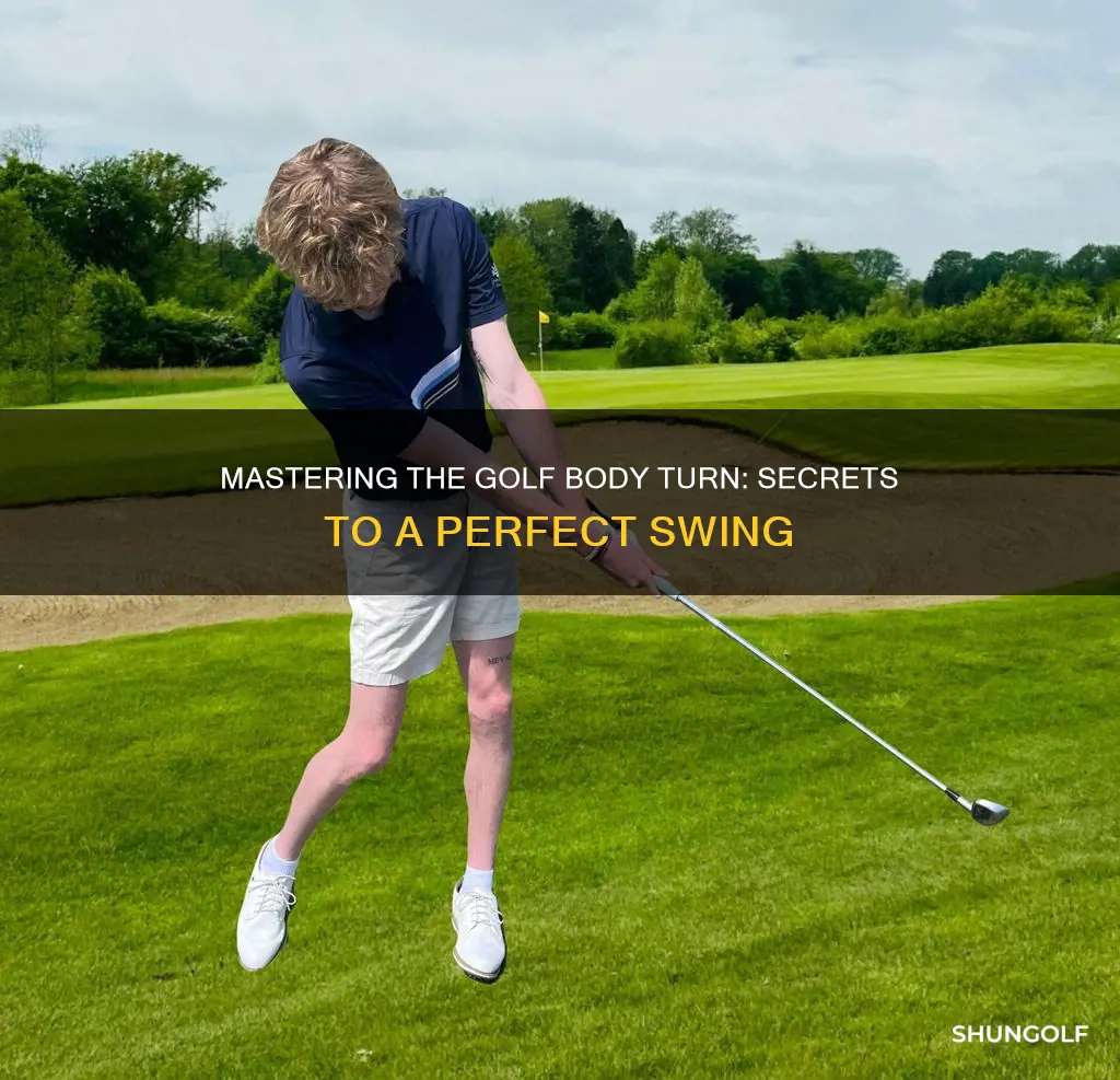how to do golf body turn