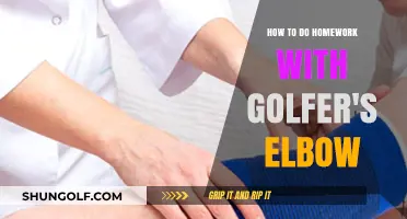 Easing Golfer's Elbow Pain: Effective Strategies for Doing Homework Comfortably