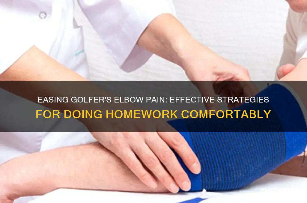 how to do homework with golfer