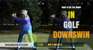 Mastering the Bump: Perfecting Your Golf Downswing Technique