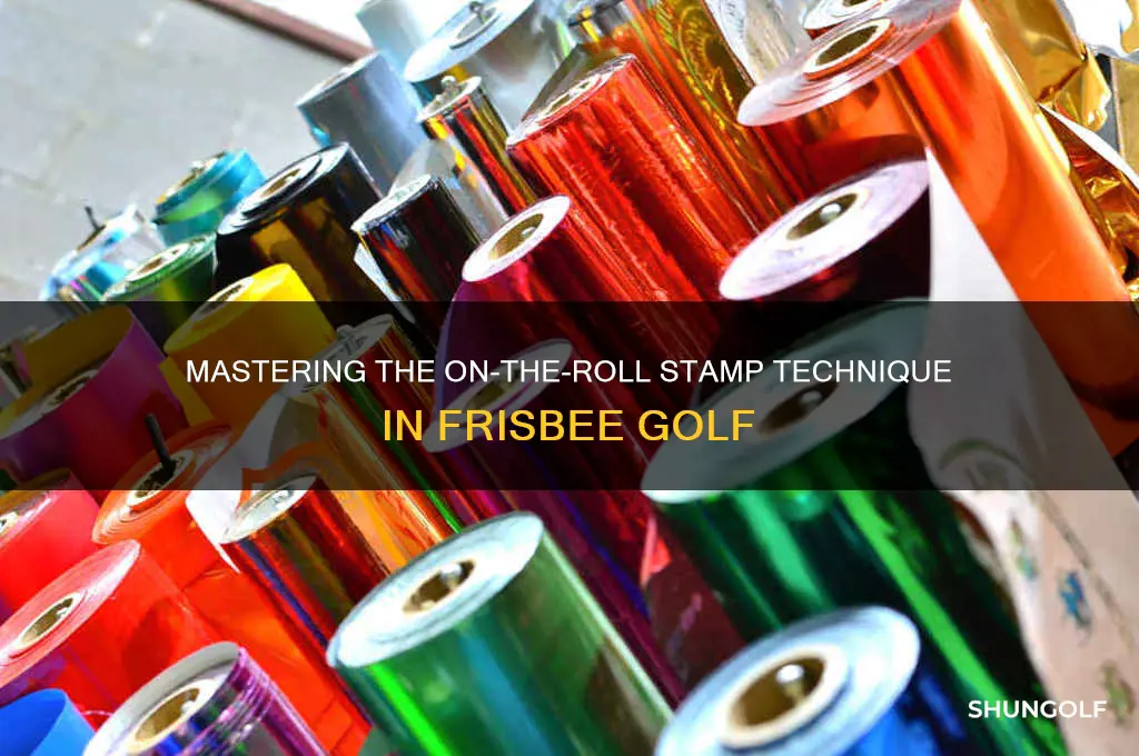 how to do the on the roll stamp frisbee golf