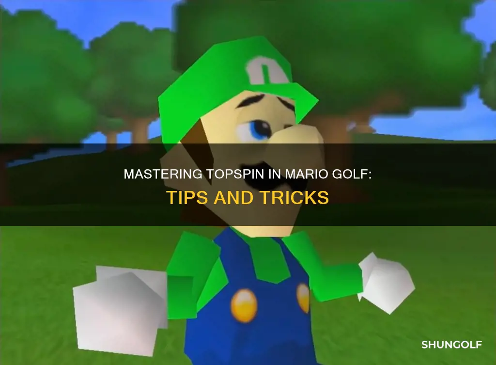 how to do topspin mario golf