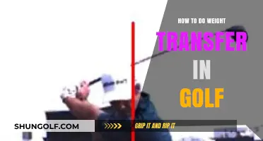Mastering Weight Transfer in Golf: Techniques for Power and Precision