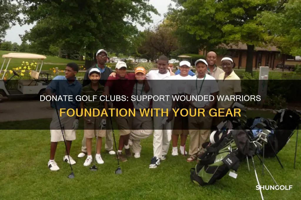how to donate golf clubs to wounded warriors foundation