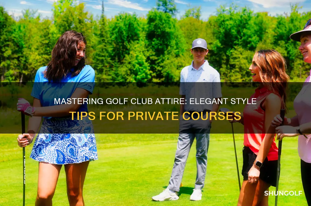 how to dress at a private golf club