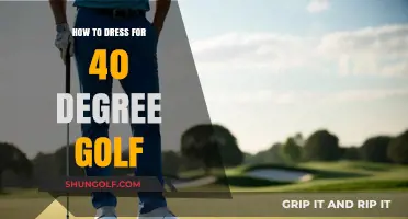 Mastering 40-Degree Golf: Layering Tips for Comfort and Performance