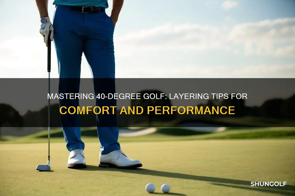 how to dress for 40 degree golf