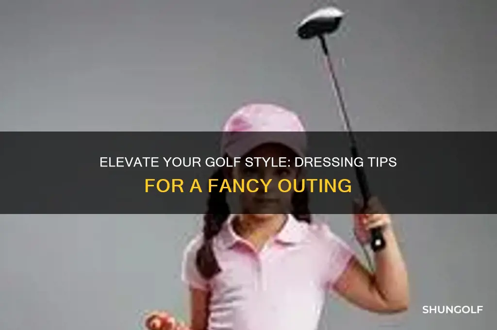 how to dress for a fancy golf outing