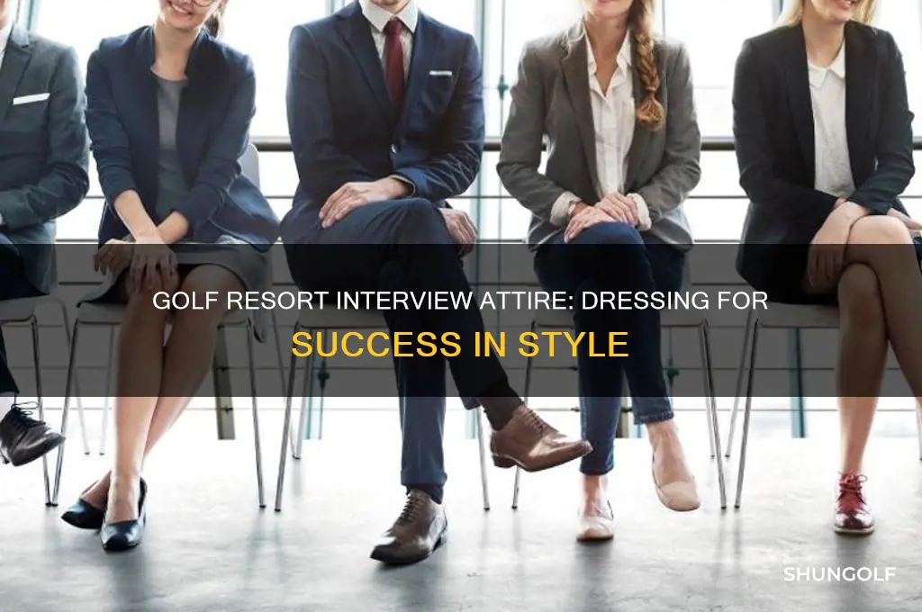 how to dress for a golf resort office interview