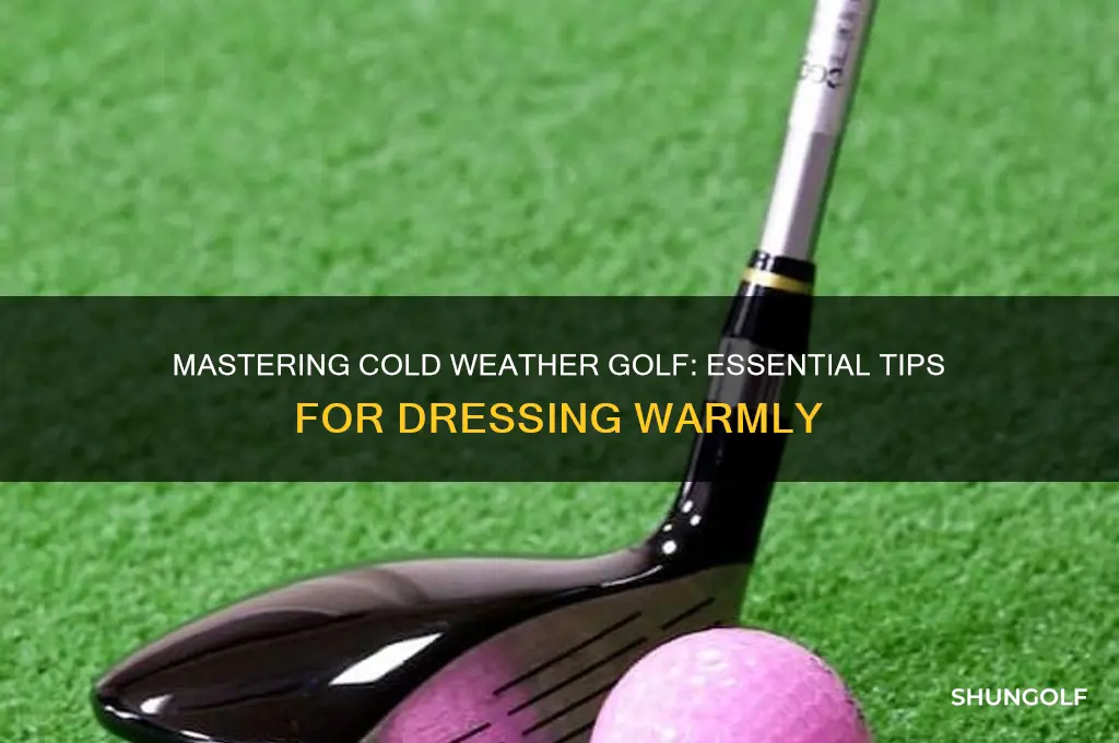 how to dress for golf in cold weather