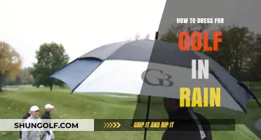 Mastering Rainy Golf Days: Essential Tips for Weatherproof Attire