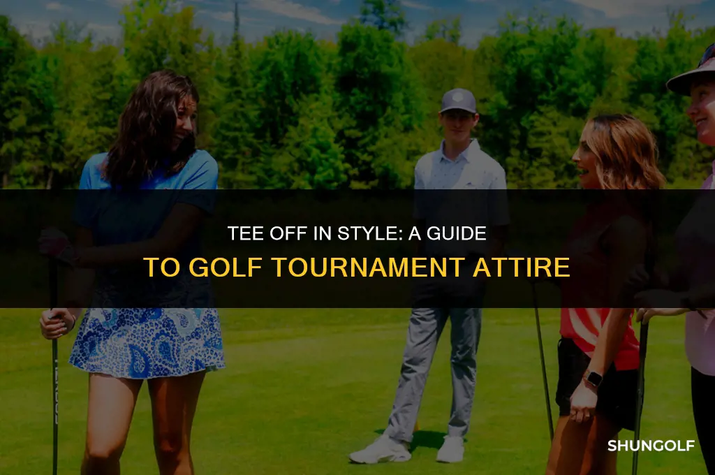how to dress for golf tournament