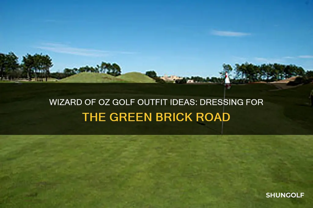 how to dress wizard of oz for a golf outing