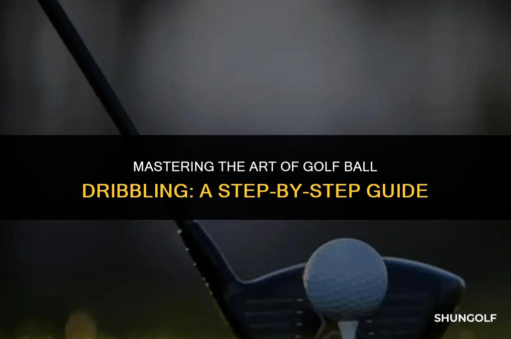 how to dribble a golf ball