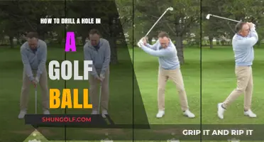 Mastering the Art: Drilling Holes in Golf Balls