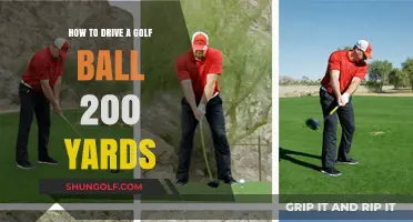 Mastering the Art of Driving a Golf Ball 200 Yards