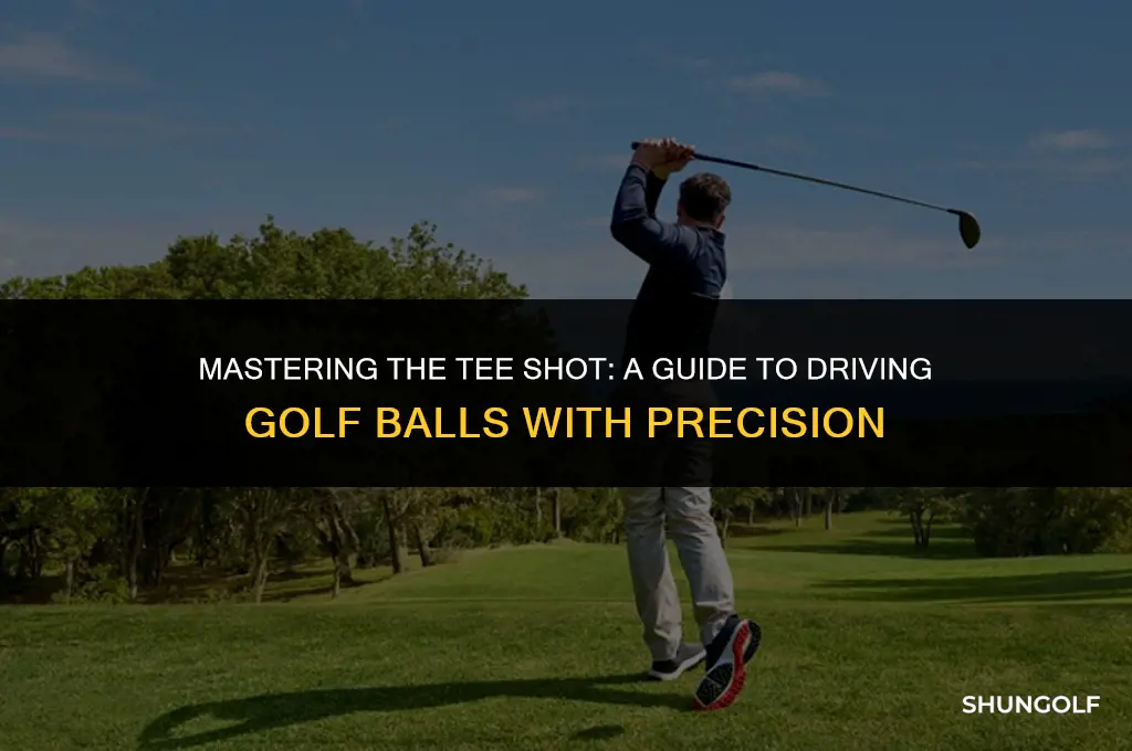 how to drive a golf ball off the tee