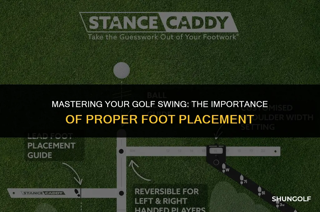 how to drive golf ball foot placement
