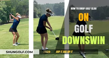 Mastering the Downswing: How to Drop Your Golf Club Effectively