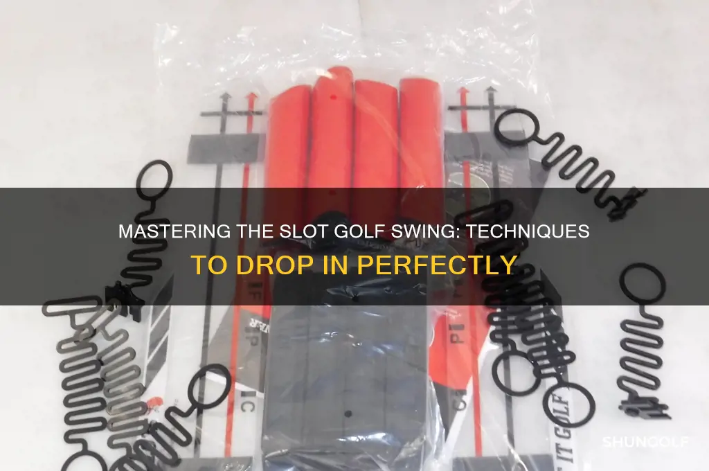 how to drop into the slot golf