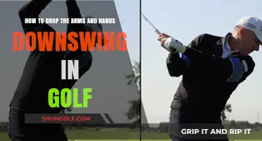 Mastering the Downswing: Dropping Arms and Hands for a Perfect Golf Swing