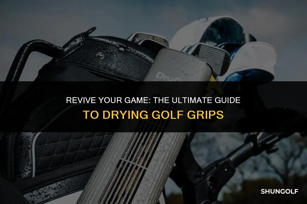 how to dry golf grips