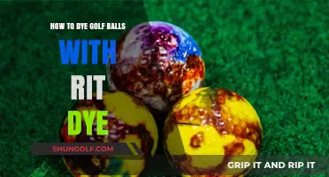 Customizing Your Game: A Guide to Dyeing Golf Balls with Rit Dye