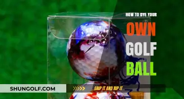 Customizing Your Game: The Art of Dyeing Golf Balls