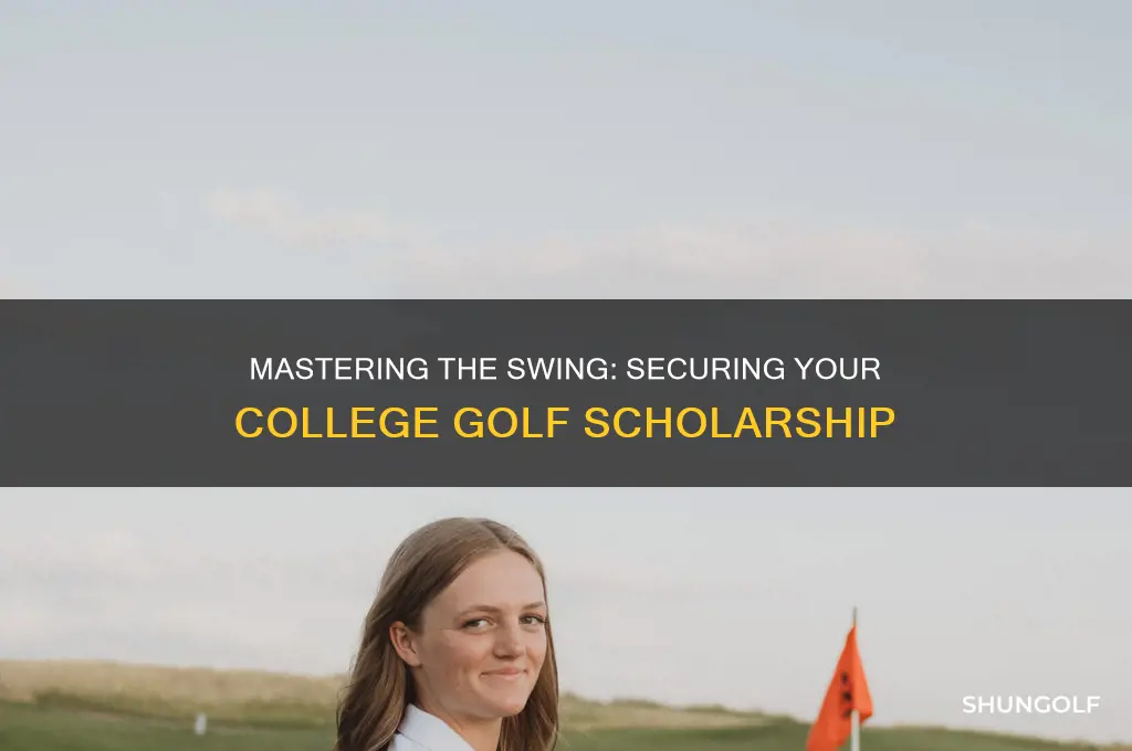 how to earn a college golf scholarship