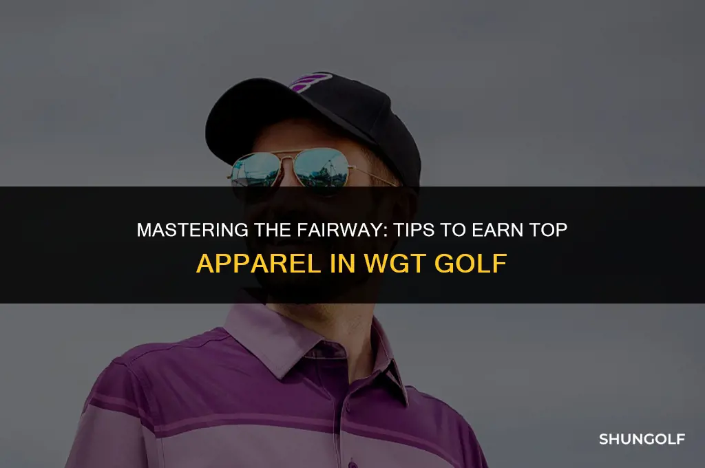 how to earn best apparel on wgt golf