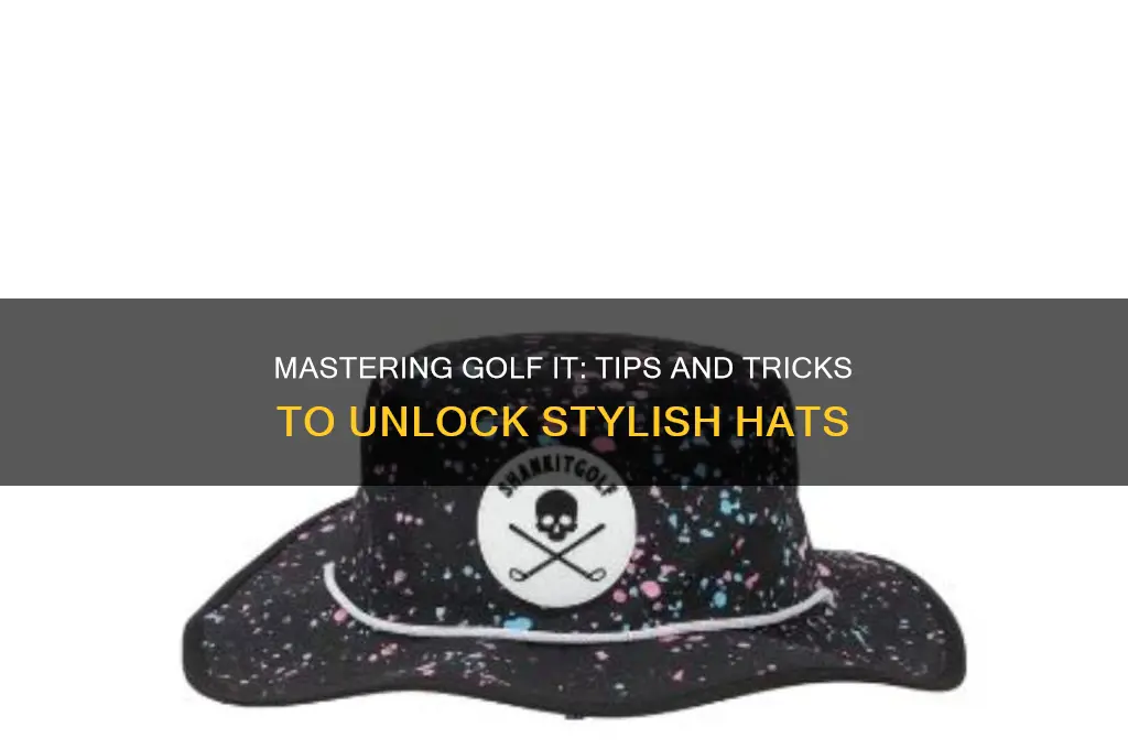 how to earn hats in golf it