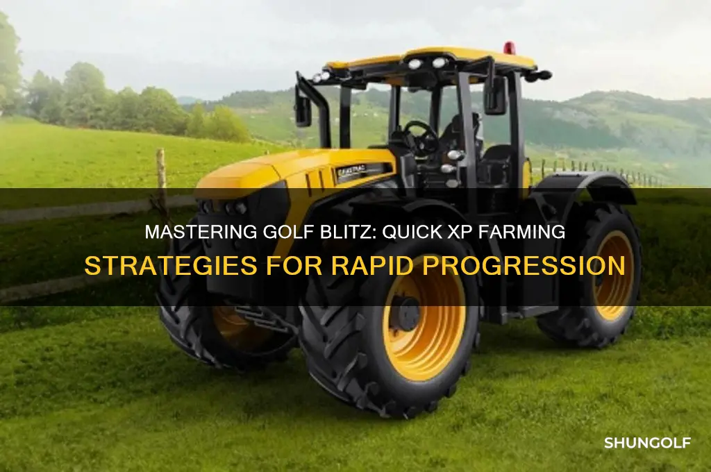 how to earn xp fast in golf blitz