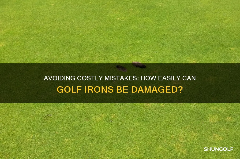 how to easy is it to damage golf irons
