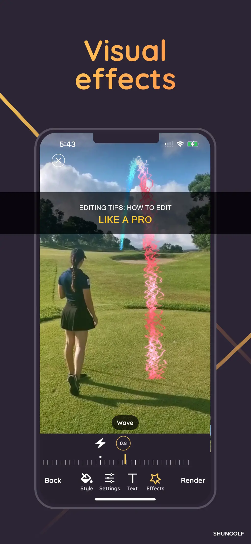 how to edit like golf want