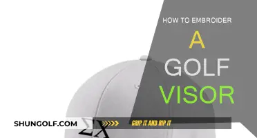 Golf Visor Embroidering: A Step-by-Step Guide
