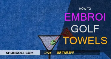 Embroidering Golf Towels: A Step-by-Step Guide