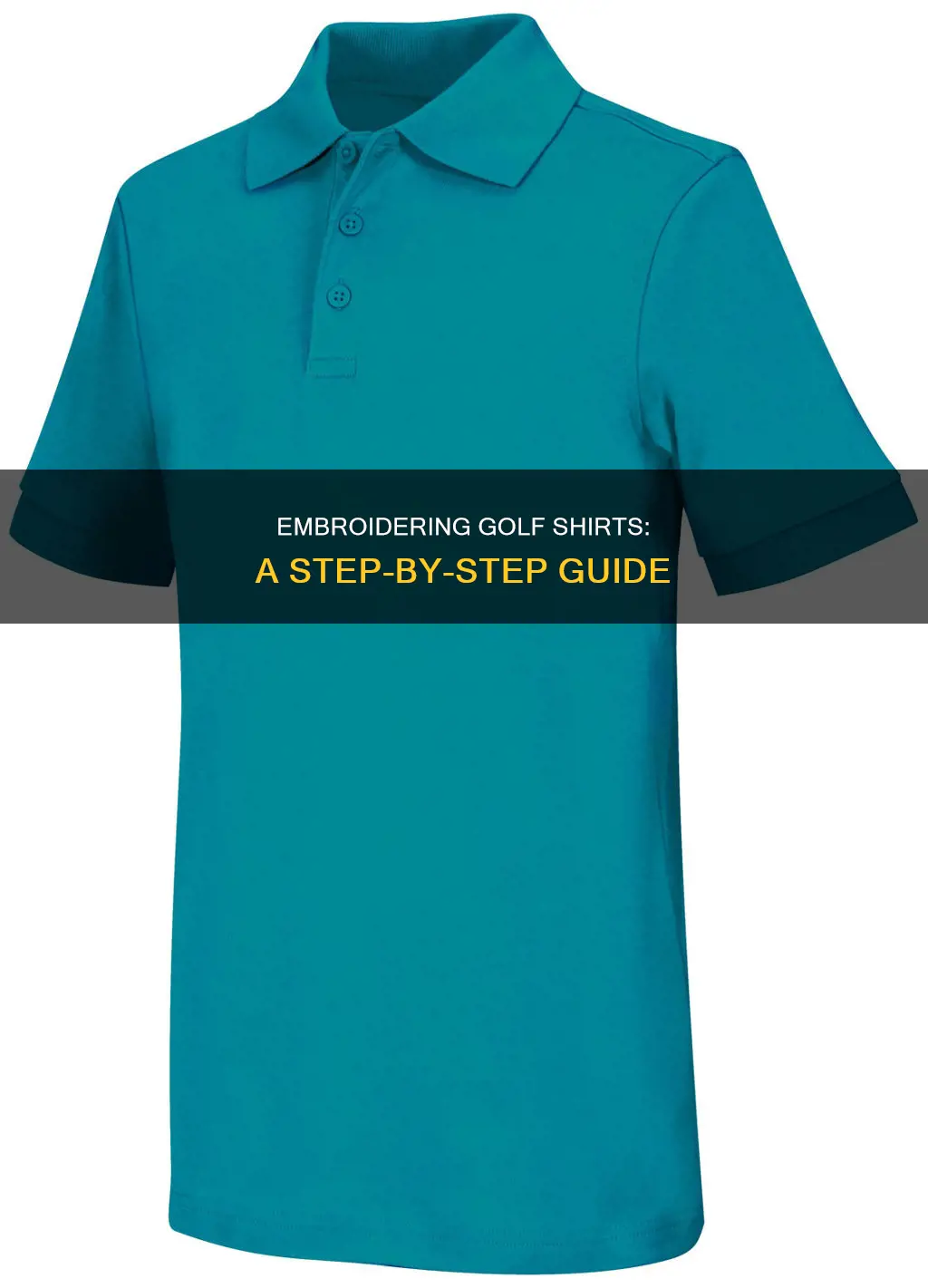 how to embroider on golf shirts